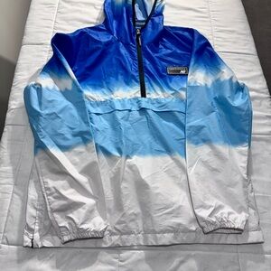 New Balance Blue and White Gradient Jacket